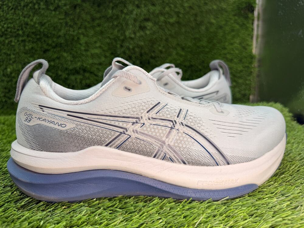 Asics Gel-Kayano 33 1011C227 Athletic Sneaker Men's 9 Gray Mesh Running Jogging